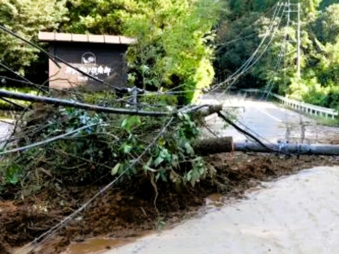 ［千葉県］約1万軒の停電続く　倒木や土砂崩れが電力会社の車両など阻み復旧進まず　台風26号にも警戒