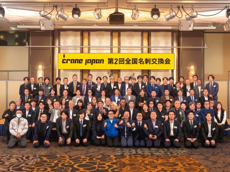 ［クレーンジャパン］全国名刺交換会　ANAクラウンプラザホテル福岡にて盛大に開催