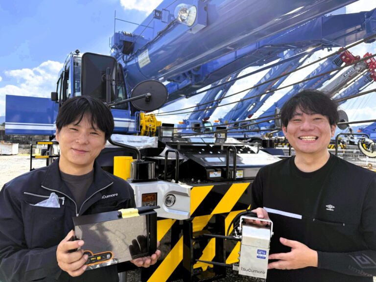 ［ツクモア］無線式クレーン用カメラ取付けレポート　愛媛県松山市「株式会社テクノ重機」