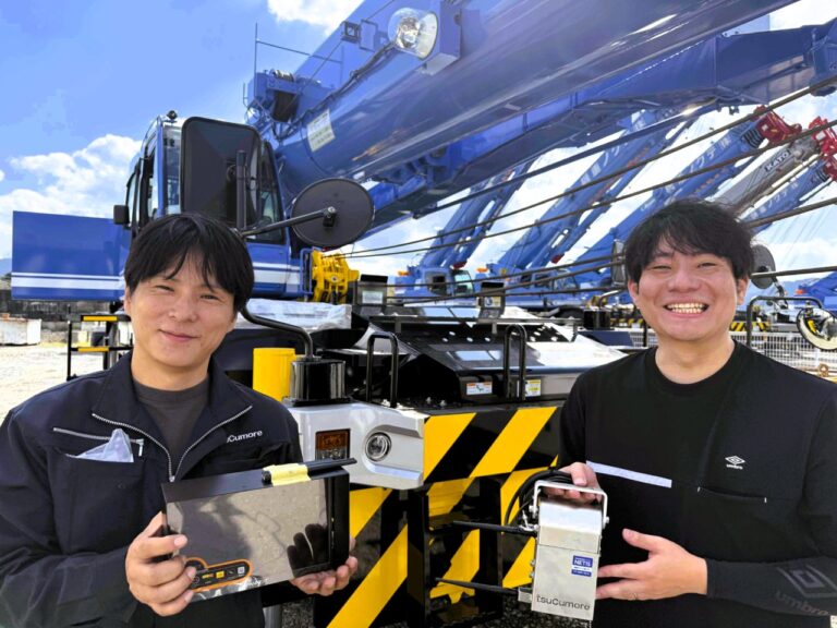 ［ツクモア］無線式クレーン用カメラ取付けレポート　愛媛県松山市「株式会社テクノ重機」